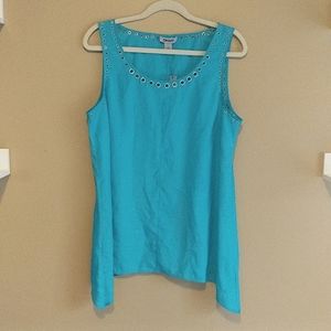 DKNY Teal top NWT!